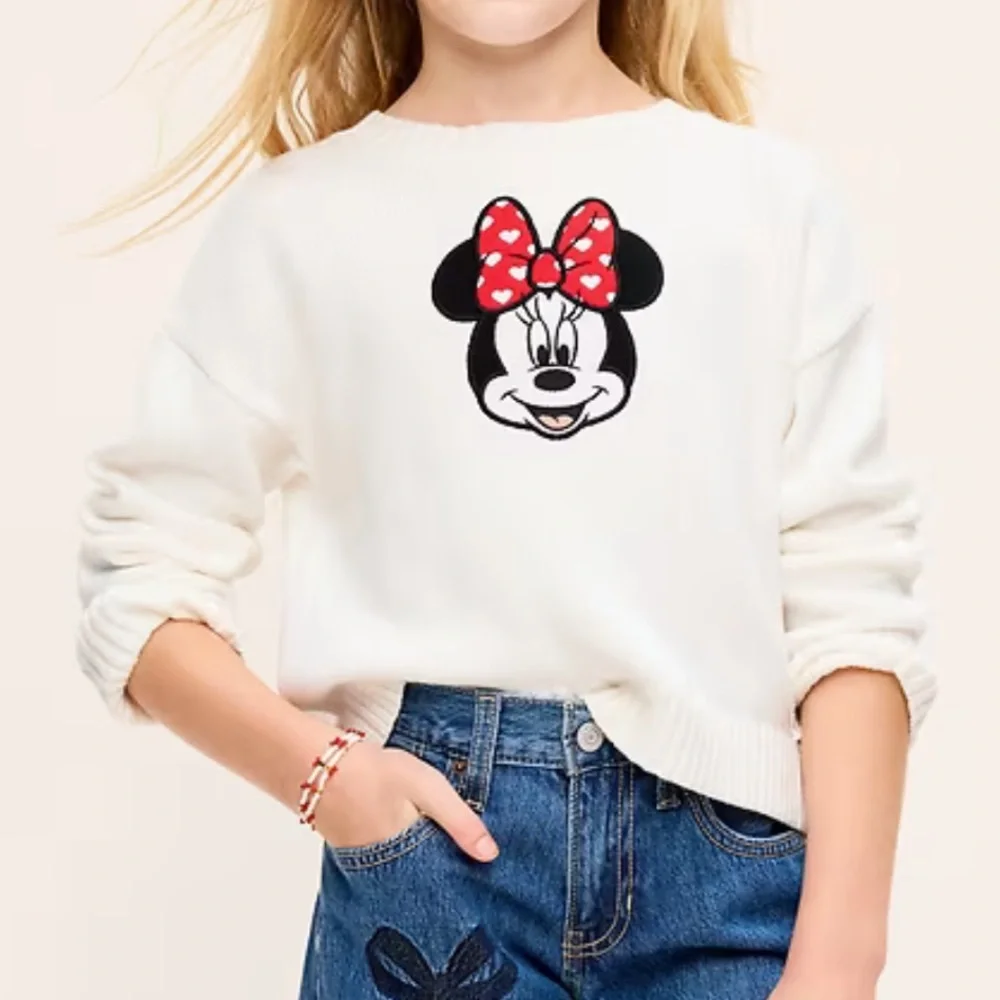 NWT Old Navy x Disney Minnie Mouse Graphic Pullover Sweater - 100% cotton